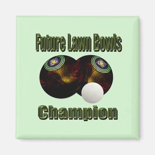 Lawn Bowls Future Champion, Magnet (Vorne)