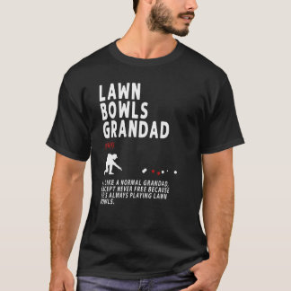 Lawn Bowls Grandad Idee für Männer und Altersgrupp T-Shirt