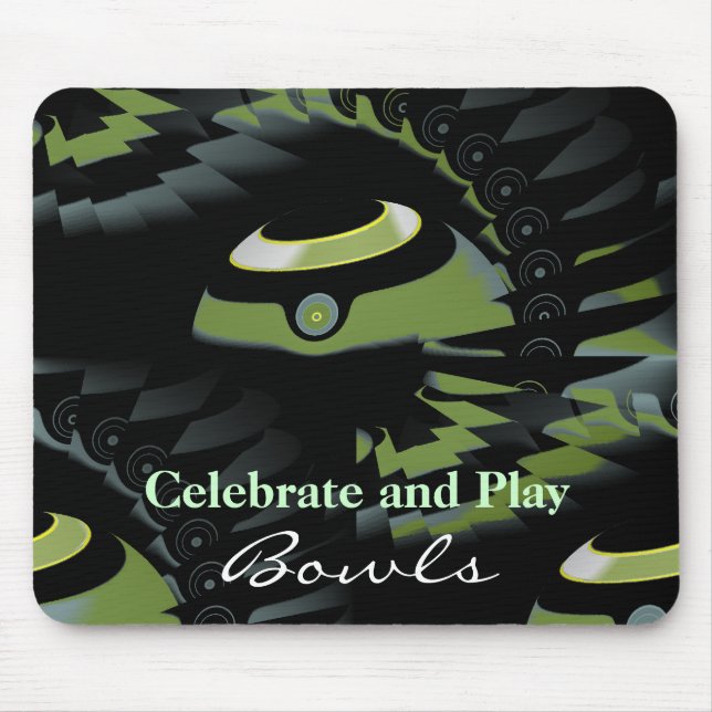 Lawn Bowls Mousepad (Vorne)