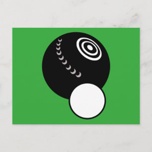 Lawn Bowls Postkarte