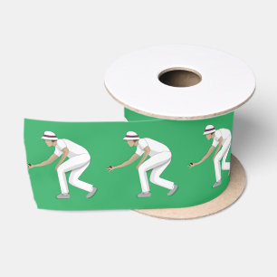Lawn Bowls Satinband