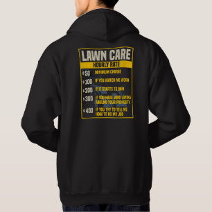 Lawn Care Specialist Stundensatz beibehalten Hoodie