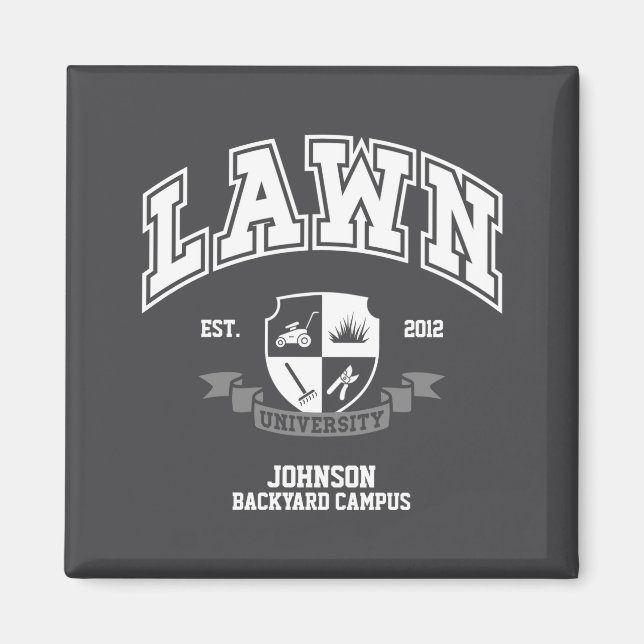 Lawn Mowing Funny Yard Work For Dad Grandpa _1  Magnet (Vorne)