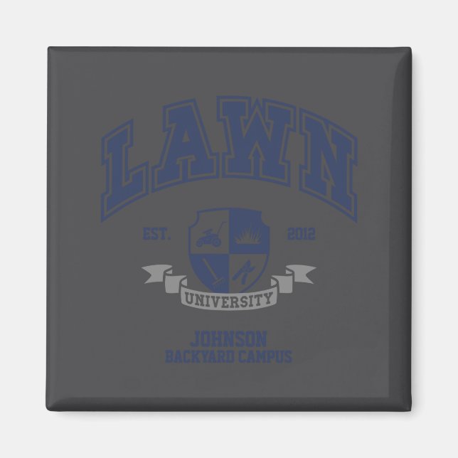 Lawn Mowing Funny Yard Work For Dad Grandpa  Magnet (Vorne)