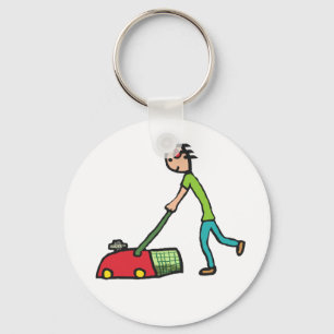 Lawn Mowing Schlüsselanhänger