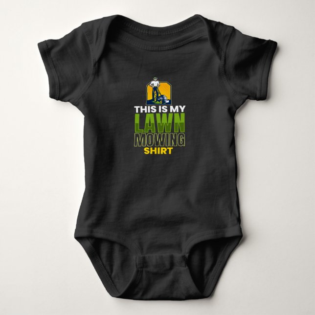Lawn Mowing Shirt Lawn Mower Garden (Vorderseite)