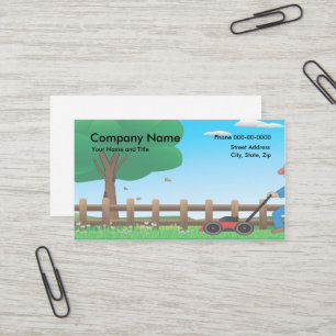 Lawncare Business Card Visitenkarte