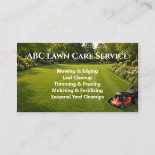 Lawnpro Premium Service Visitenkarte