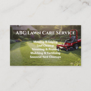Lawnpro Premium Service Visitenkarte