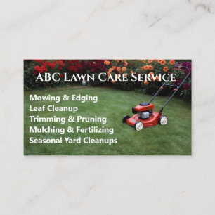 Lawnpro Premium-Service Visitenkarte