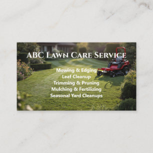 Lawnpro Premium Service Visitenkarte