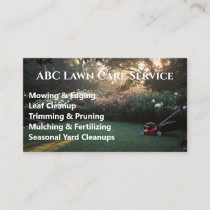 Lawnpro Premium-Service Visitenkarte