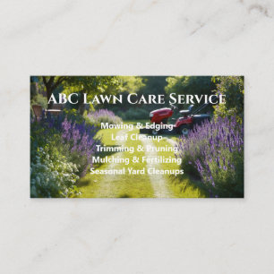 Lawnpro Premium-Service Visitenkarte
