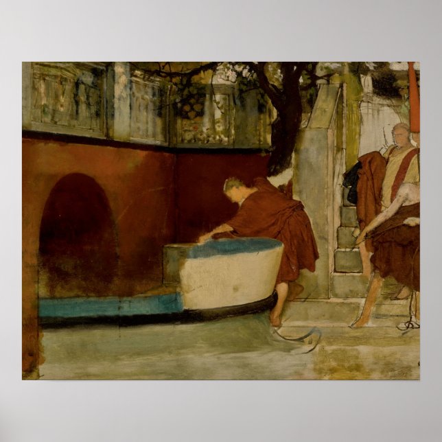 Lawrence Alma-Tadema - die Einschiffung auf der Sc Poster (Vorne)