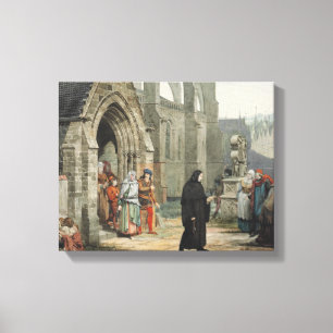 Lawrence Alma-Tadema - Faust and Marguerite Leinwanddruck