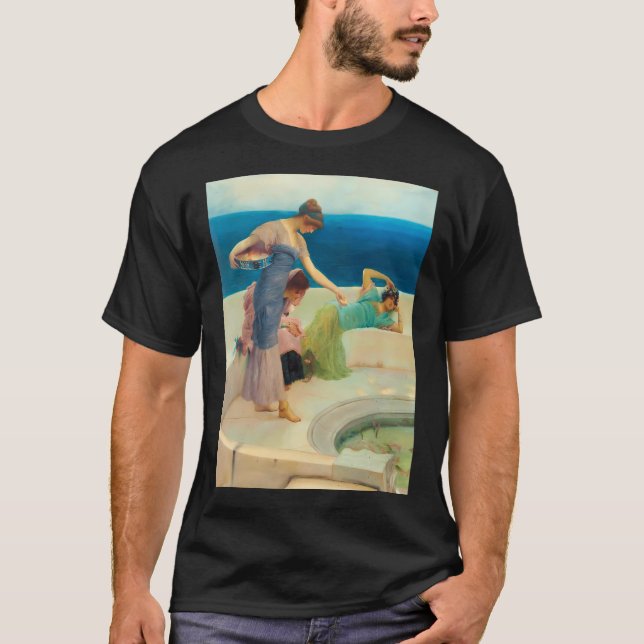 Lawrence Alma-Tadema Fütternd T-Shirt (Vorderseite)