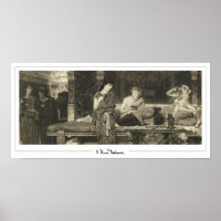 Lawrence Alma-Tadema Zedign Art Poster #335