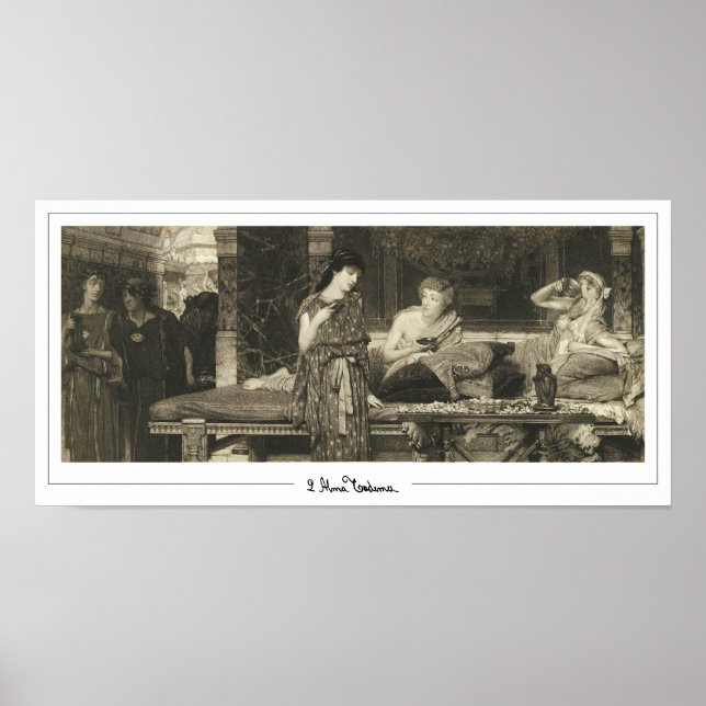 Lawrence Alma-Tadema Zedign Art Poster #335 (Vorne)