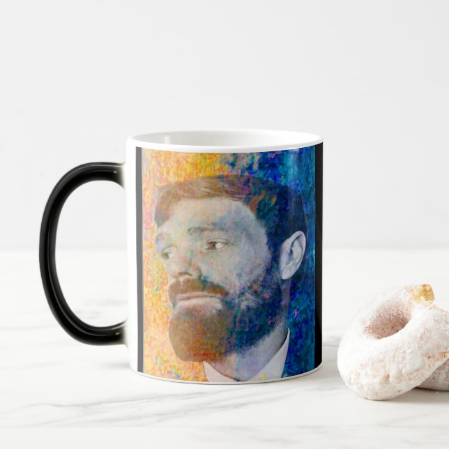 Lawrence in der Farbe Verwandlungstasse (Mit Donut)