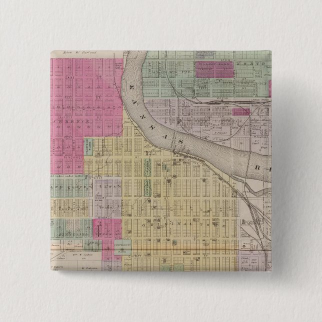 Lawrence, Kansas Button (Vorderseite)