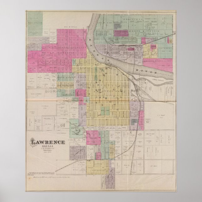 Lawrence, Kansas Poster (Vorne)