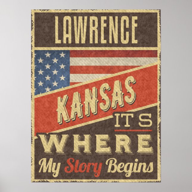 Lawrence Kansas Poster (Vorne)