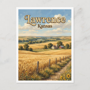 Lawrence Kansas Postkarte