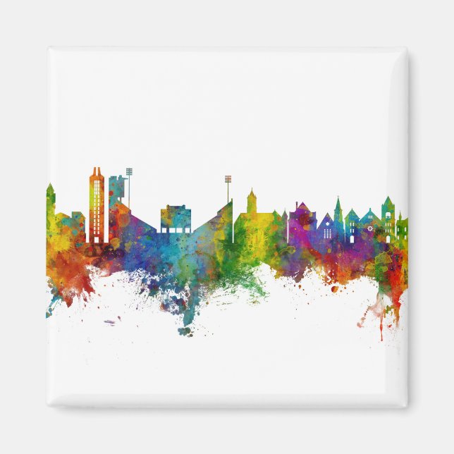Lawrence Kansas Skyline Magnet (Vorne)