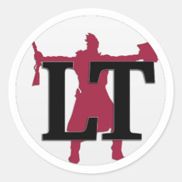 Lawrence Times kleine runde Aufkleber