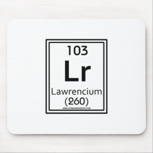 Lawrencium 103 mousepad