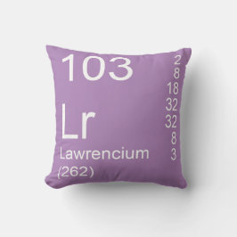 Lawrencium Kissen