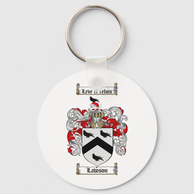 LAWSON-FAMILIENWAPPEN - Wappenschuss Schlüsselanhänger (Vorderseite)