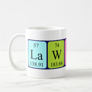 Lawson Periodenname Tasse