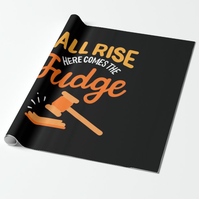 Lawyer All Rise Here Comes The Judge Geschenkpapier (Ungerollt)