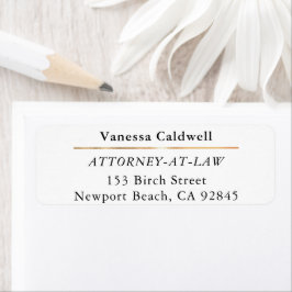 Lawyer Attorney At Law Classy White