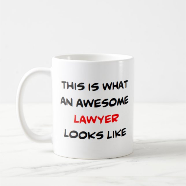 lawyer, awesome kaffeetasse (Links)
