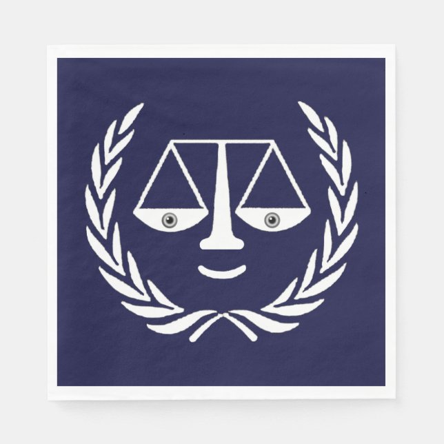 Lawyer Celebration Partys Serviette (Vorderseite)
