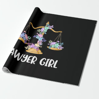 Lawyer Girl Geschenkpapier