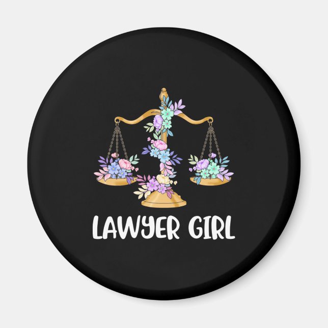 Lawyer Girl Magnet (Vorne)