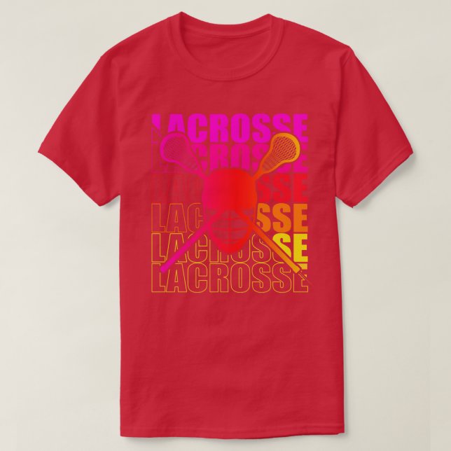 Lax Club Team Player Coach Fans Trainer Lacrosse 3 T-Shirt (Design vorne)