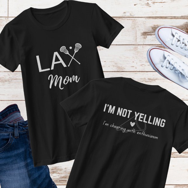 LAX Lacrosse Mama (ich schreibe nicht) Shirt (Von Creator hochgeladen)