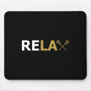 Lax Lacrosse Stick Player Coach Goalie Team Helm Mousepad