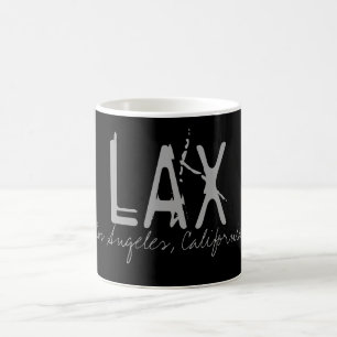 LAX Los Angeles Flughafen Typografie Kaffeetasse