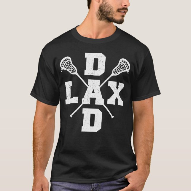 LAX Vater Lacrosse Vathers Day T-Shirt (Vorderseite)