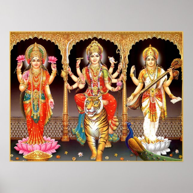 Laxmi Durga Saraswati Poster (Vorne)
