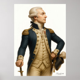 Layafyette - Französische Revolution Archivkunst d Poster