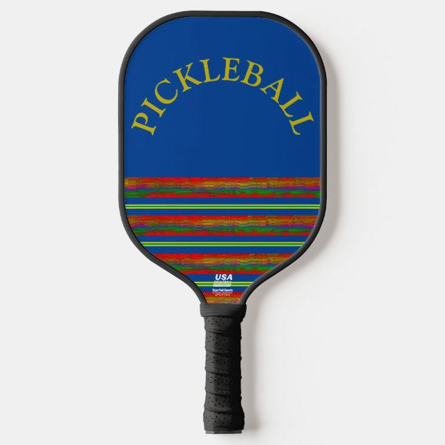 "Layered in Color"  Pickleball Schläger (Vorderseite)