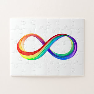 Layered Rainbow Infinity Symbol