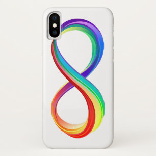 Layered Rainbow Infinity Symbol Case-Mate iPhone Hülle