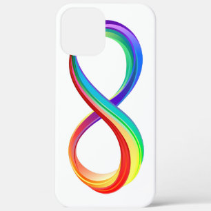 Layered Rainbow Infinity Symbol Case-Mate iPhone Hülle